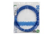 Verkkokaapelit - Deltaco patch cable - 15 m - blue - Sininen - TP-615B-SLIM