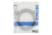 Verkkokaapelit - Deltaco patch cable - 20 m - grey - Harmaa - TP-620-SLIM