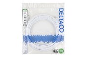 Verkkokaapelit - Deltaco patch cable - 20 m - white - Valkoinen - TP-620W-SLIM