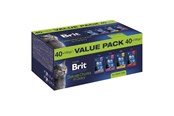 Kissat - Brit Premium by Nature Value pack Adult Box - wet cat food - 40x100g - 8595602585861