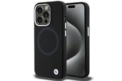 Puhelin - Kannet ja kotelot - BMW Signature Liquid Silicone MagSafe case for iPhone 15 Pro - black - 3666339144661