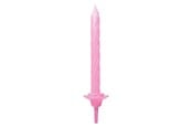 Lelut - Globos Cake Candles with Holders Light Pink - 12 pcs. - 1105