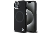 Puhelin - Kannet ja kotelot - BMW Signature Liquid Silicone MagSafe case for iPhone 15 - black - 3666339144647