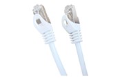 Verkkokaapelit - Gembird Cablexpert patch cable - 10 m - white - Valkoinen - PP6A-LSZHCU-W-10M