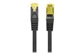 Verkkokaapelit - Lanberg patch cable - 1 m - black RAL 9004 - Musta - PCF6A-10CU-0100-BK