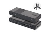 Telakointiasemat - StarTech.com Startech - docking station - USB4 / Thunderbolt 4 / Thunderbolt 5 - 2 x DP 2 x HDMI - 1GbE 2.5GbE - TAA Compliant - 206UE-TB5USB4DOCK