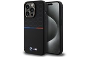 Puhelin - Kannet ja kotelot - BMW M Silicone Pattern MagSafe case for iPhone 15 Pro - black - 3666339145965