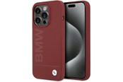 Puhelin - Kannet ja kotelot - BMW Silicone Big Logo MagSafe case for iPhone 15 Pro - red - 3666339145514