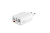 Puhelin - Adapterit & Laturit - 4smarts Jojo PDPlug Slim 65W GaN Charger - White - 541839