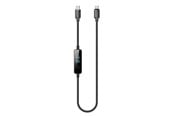 USB kaapelit - 4smarts USB-C Cable ScreenCord 240W 1.2m - Black - 543240