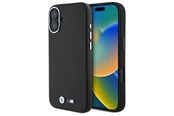 Puhelin - Kannet ja kotelot - BMW M Smooth Full Wrapped Metal MagSafe Case for iPhone 16 Plus - Black - 3666339324575