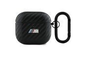 Puhelin - Muut lisävarusteet - BMW BMA4CMPUCA AirPods 4 cover black/black PU Carbon M Collection - 3666339397432