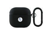 Puhelin - Muut lisävarusteet - BMW BMA4SSLBK AirPods 4 cover black/black Geniune Leather Silver Logo - 3666339397456