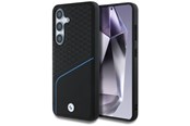Puhelin - Kannet ja kotelot - BMW Leather Textured and Smooth MagSafe Case for Samsung Galaxy S25 - Black - 3666339448752