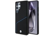 Puhelin - Kannet ja kotelot - BMW Leather Textured and Smooth MagSafe case for Samsung Galaxy S25 Ultra - black - 3666339448769