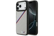 Puhelin - Kannet ja kotelot - BMW M Tricolor Metal Logo MagSafe Case for iPhone 17 Pro Max - Gray - 3666339480394