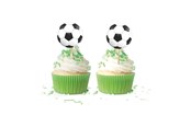Lelut - Globos Football Cake Picks - 12 pcs. - 7327