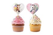 Lelut - Globos Horse Cake Picks - 12 pcs. - 7307