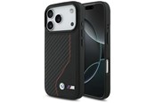 Puhelin - Kannet ja kotelot - BMW M Carbon Line & Logo MagSafe Case for iPhone 17 Pro - Red - 3666339482145