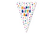 Lelut - Globos Happy Birthday Bunting - 10m - 7175
