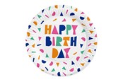 Lelut - Globos Paper Plates 23cm Happy Birthday - 8 pcs. - 7178