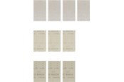 Hiomakoneet - Bosch M480 Sanding Sheets P80 P120 P180 10pcs - 2608901207