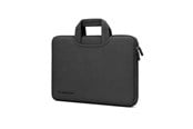 Laukut - Wozinsky WNT-13B 13-14" Laptop Bag with Retractable Neoprene Handle - Black - 5907769388484