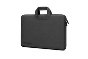 Laukut - Wozinsky WNT-15B 15.6" Laptop Bag with Retractable Neoprene Handle - Black - 5907769388507