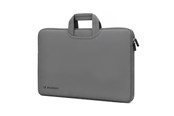 Laukut - Wozinsky WNT-17G 17.3" Laptop Bag with Retractable Neoprene Handle - Gray - 5907769388538