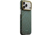 Puhelin - Kannet ja kotelot - PITAKA Edge Case Breath of Veins - Dive Green - iPhone 17 Pro - BV1703P
