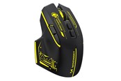 Hiiret - Wozinsky WMGB-1181 Wireless Optical Gaming Mouse 3200 DPI with Built-in Battery and Backlight - Black and Yellow - Pelihiiri - Optinen LED - 4 painiketta - Musta - 5907769387913