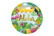 Lelut - Globos Paper Plates 23cm Aloha - 8 pcs. - 9348