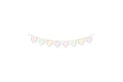 Lelut - Globos Paper Garland Watercolors Hearts - 2m - 4481
