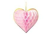 Lelut - Globos Honeycomb Harten 23cm Watercolors Hearts - 4st. - 4482