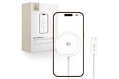 Puhelin - Adapterit & Laturit - Tech-Protect A54 MagSafe 25W QI2.2 Wireless Charger - White - 5906302323906