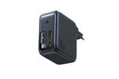 Puhelin - Adapterit & Laturit - Baseus EnerCore CJ11 100W Wall Charger with USB-A and USB-C Ports and Retractable USB-C Cable - Black - E0120M00