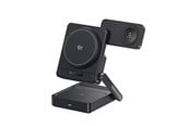 Puhelin - Adapterit & Laturit - Baseus PicoGo AF21 3in1 Qi2.2 35W Wireless Charger with 45W EU Power Adapter and 1m USB-C Cable - Black - E0205401