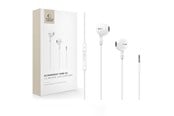 Kuulokkeet - Tech-Protect Ultraboost Core G4 Mini Jack Wired Headphones - White - 5906302324293