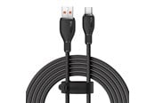 USB kaapelit - Baseus Pudding 100W USB-A - USB-C Cable 1.2m - Black - P10355703111-B1