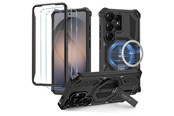 Puhelin - Kannet ja kotelot - Tech-Protect MagBlast MagSafe Case + Tempered Glass 2-Pack for Samsung Galaxy S26 Ultra - Black - 5906302323739