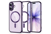 Puhelin - Kannet ja kotelot - Tech-Protect MagFlex Case for iPhone 17 - Transparent Purple - 5906302342358