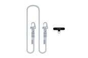 Puhelin - Muut lisävarusteet - Tech-Protect C5SD Rope CrossBody Phone Lanyard - Gray - 5906302342587