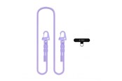 Puhelin - Muut lisävarusteet - Tech-Protect C5SD Rope CrossBody Phone Lanyard - Lavender - 5906302342594
