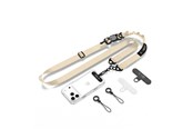 Puhelin - Muut lisävarusteet - Tech-Protect C9S Rope Crossbody Phone Lanyard - Beige - 5906302323883
