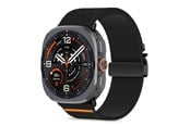 Smartwatch - Lisävarusteet - Tech-Protect Nylon Clasp for Samsung Galaxy Watch Ultra/Ultra2 47mm - Black - 5906302325795