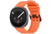 Smartwatch - Lisävarusteet - Tech-Protect Silicone Air Strap for Samsung Galaxy Watch 8/9 - 40/44/46mm - Orange - 5906302341498