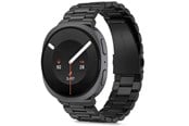 Smartwatch - Lisävarusteet - Tech-Protect Stainless Steel Bracelet for Samsung Galaxy Watch 8/9 - 40/44/46mm - Black - 5906302325696