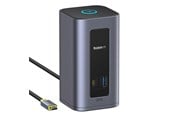 Telakointiasemat - Baseus Nomos NU1 Air Spacemate 12-in-1 Docking Station - Gray - B0114400