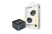 USB hub - Wozinsky Hub USB-C 12 in 1 WHBC09Y8S multifunctional with wireless charging function aluminum with 15 cm cable - gray USB hub - 5907769366420