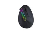 Hiiret - Wozinsky WMG-1164 Wireless Vertical Ergonomic Gaming Mouse 3600 DPI with RGB Backlight - Black - 5907769388231